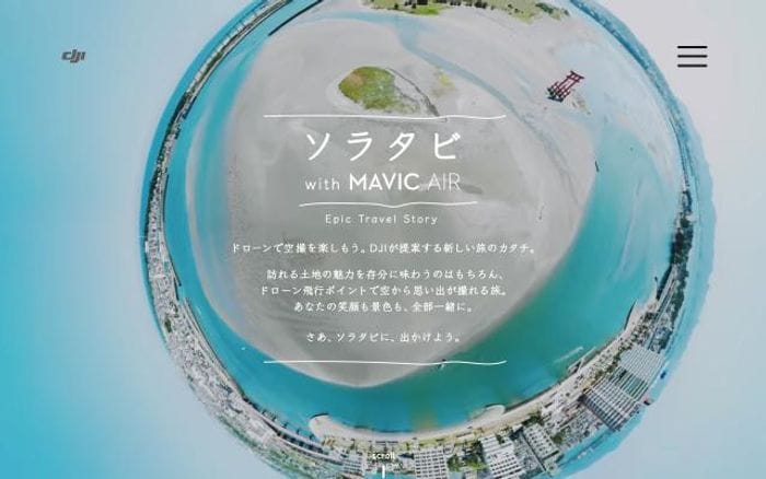 Events website preview