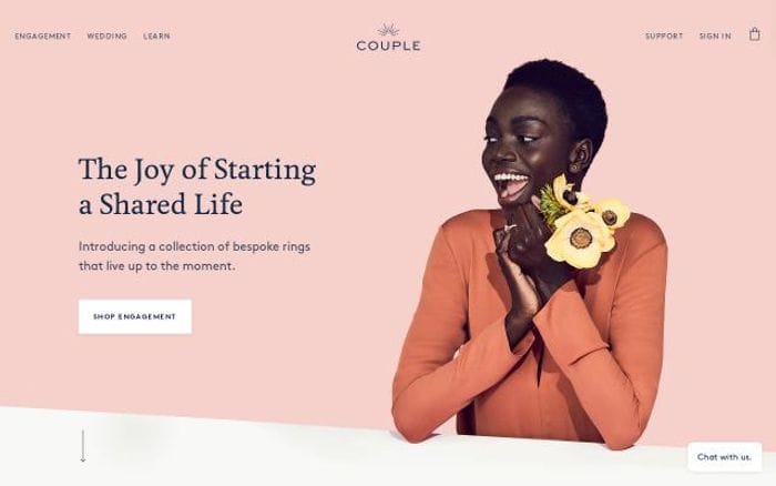 Couple website preview