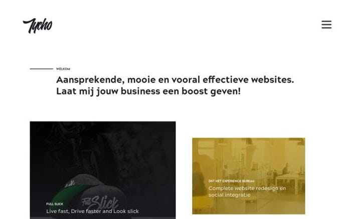 Tych website preview