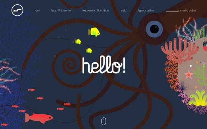 Debie website preview