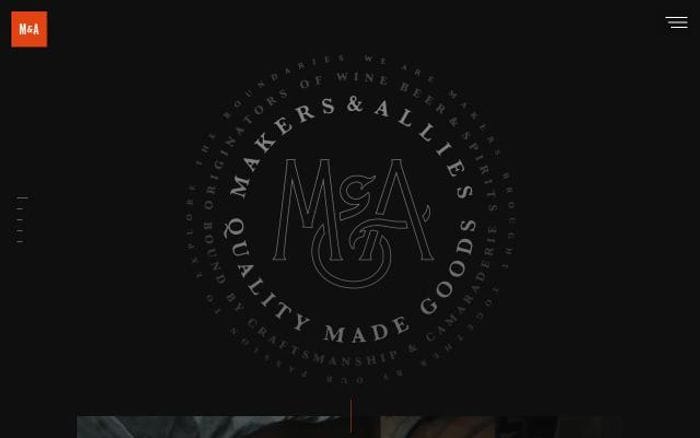 Makersandallies website preview