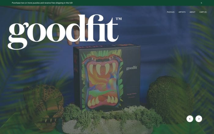Goodfit website preview
