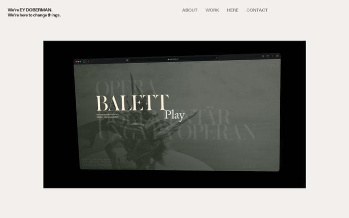 Doberman website preview