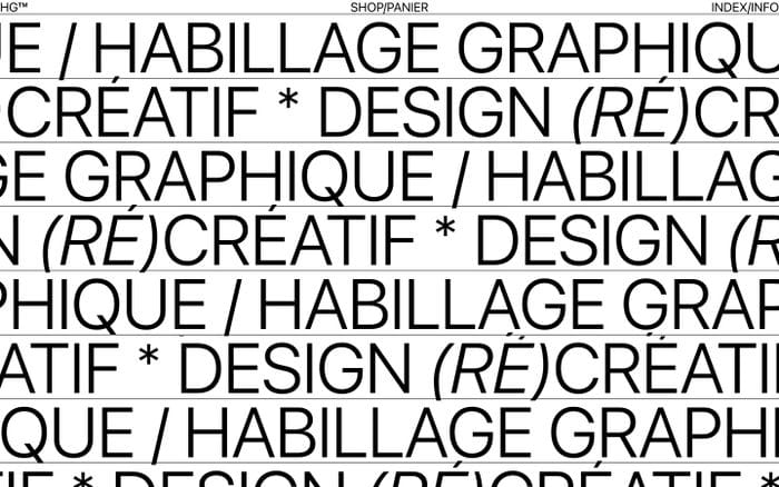 Habillage Graphique website preview