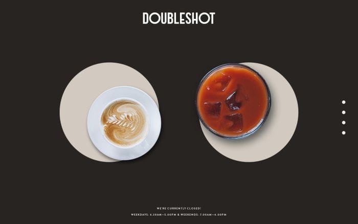 Doubleshot website preview