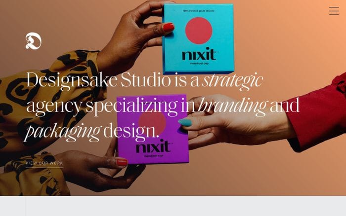 Designsake Studio website preview