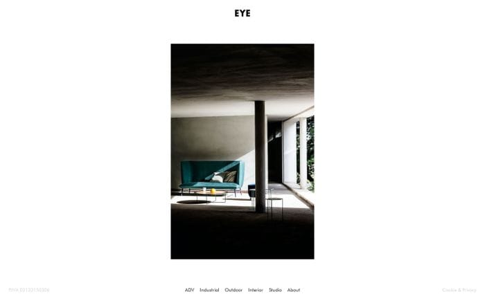 Studio eye website preview