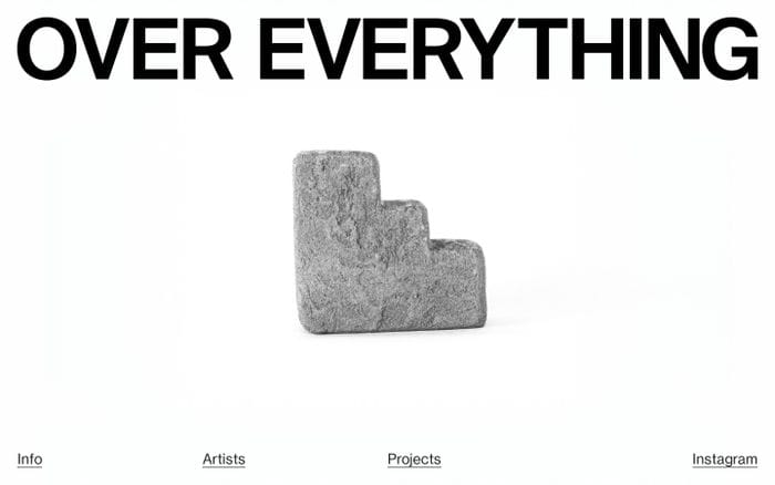 Over Everything website preview