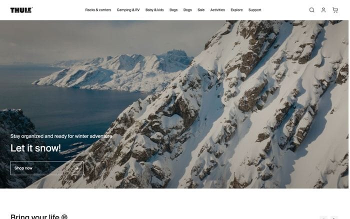 Thule website preview