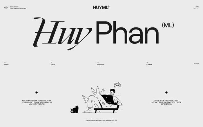 Huy Phan website preview