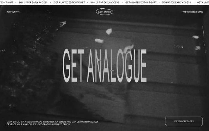 Darkstudio website preview