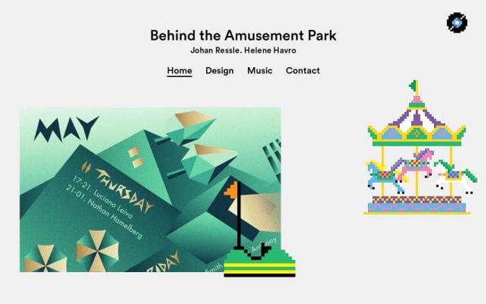 Behindtheamusementpark website preview