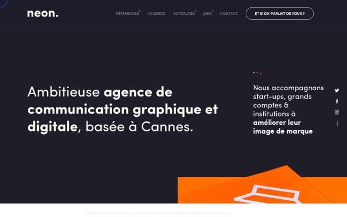 Agenceneon website preview