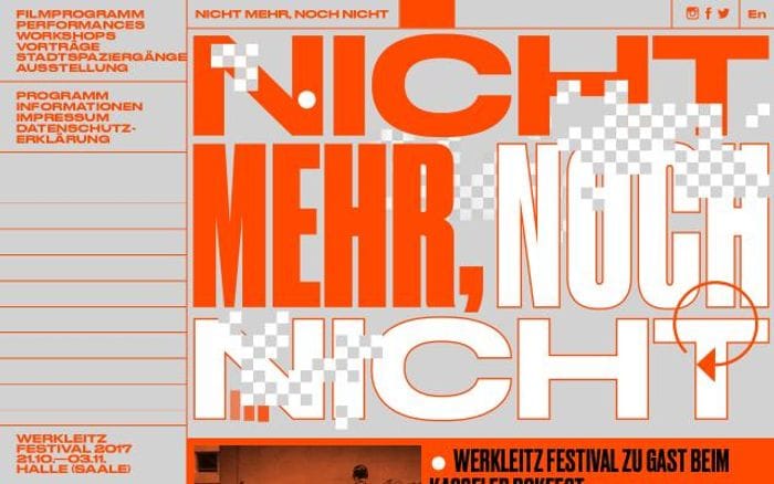 Werkleitz website preview