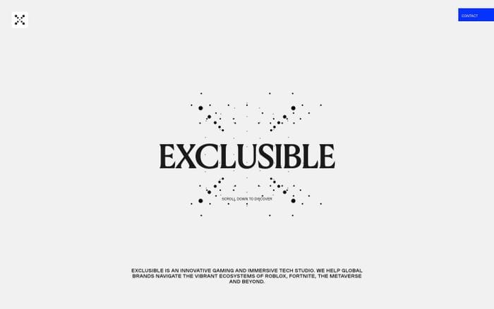 Exclusible website preview