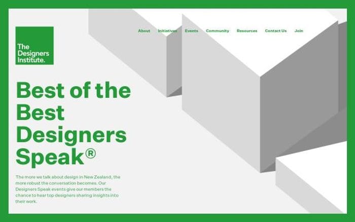 Designersinstitute website preview