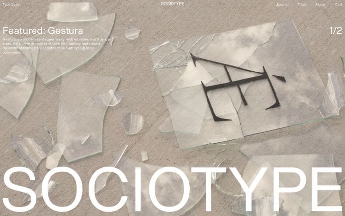 Socio Type website preview
