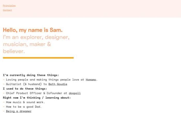 Sgoudie website preview