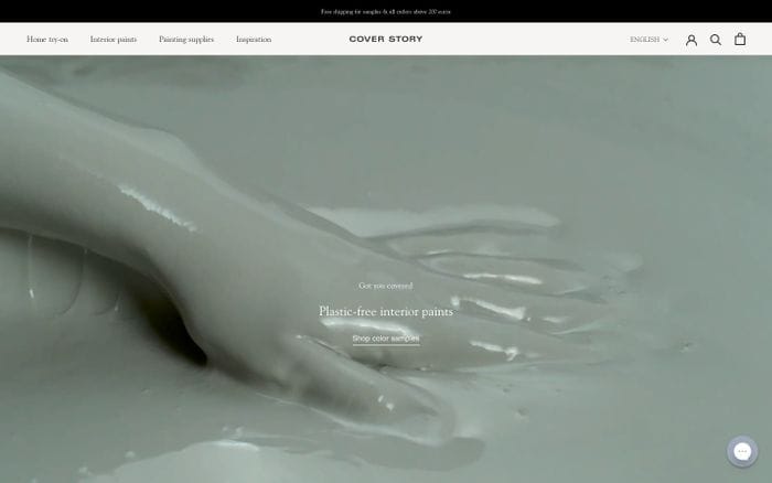 Cover Story website preview