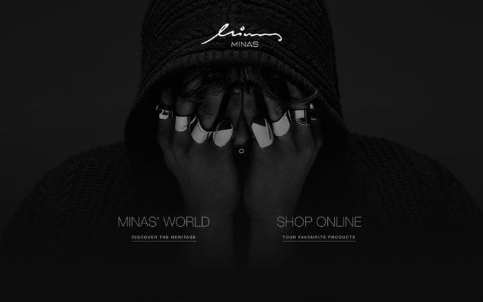 Homepage - Minas Designs Jewellery in gold and silver website preview