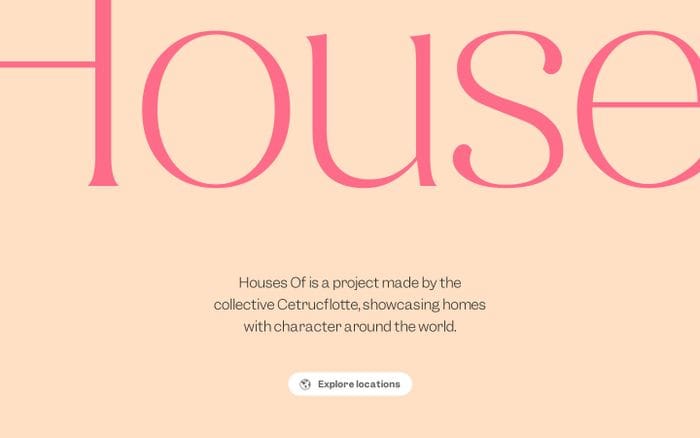 Houses Of website preview