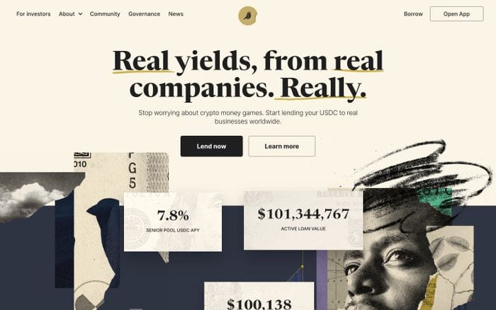 Goldfinch website preview