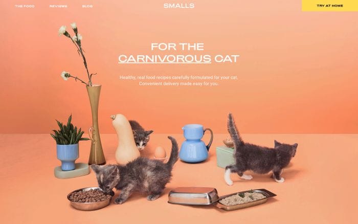 Smalls website preview