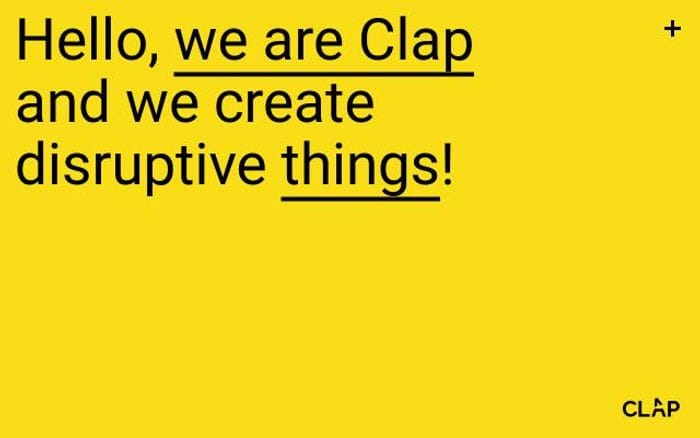 Weareclap website preview
