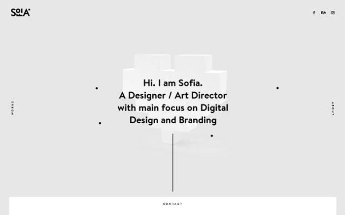 Sofiapapadopoulou website preview