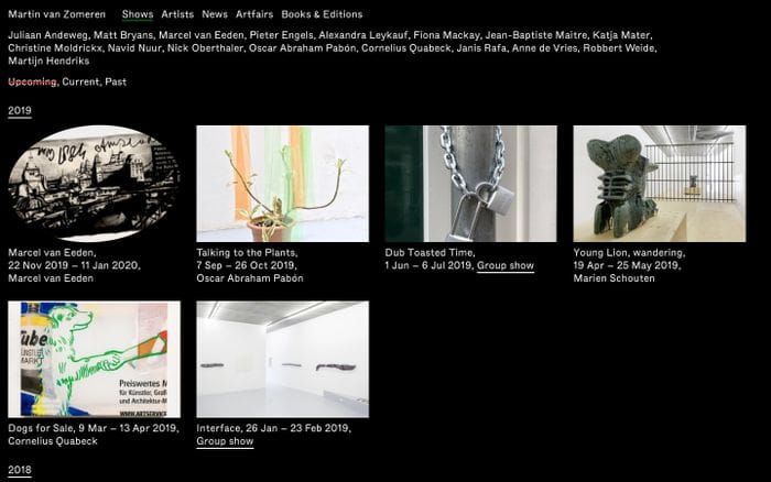 Martin van Zomeren website preview