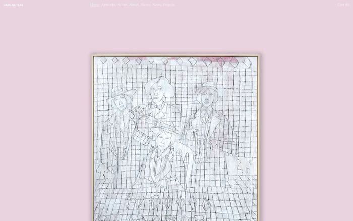 Bisou Gallery website preview