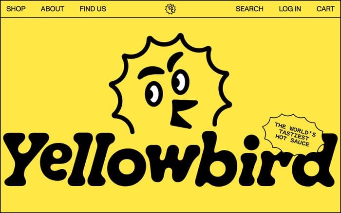 Yellowbird website preview