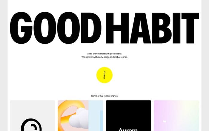 Good Habit website preview