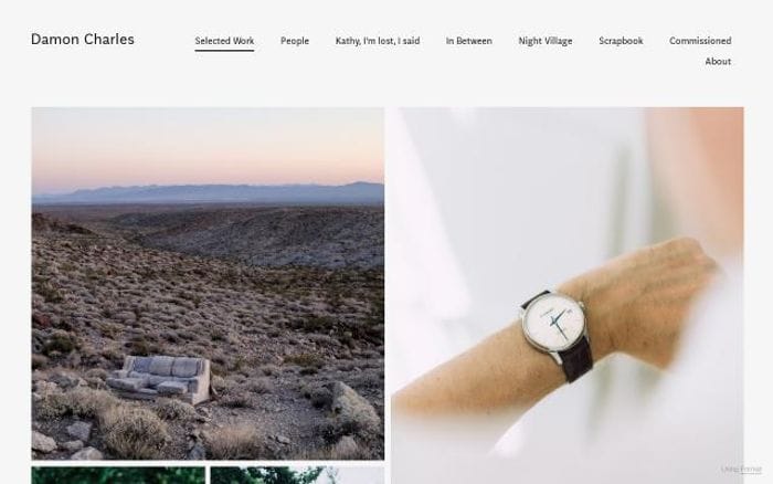 Damoncharles website preview