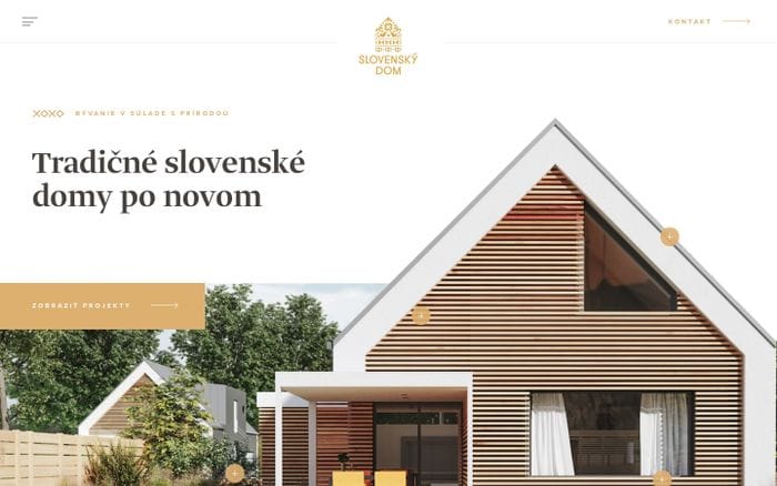 Slovenský Dom - Tradičné slovenské domy po novom website preview