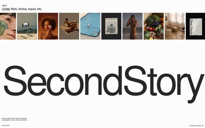 Second Story website preview