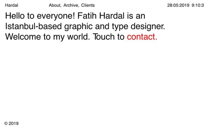 HARDAL website preview