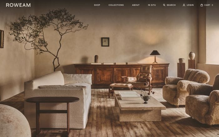 Roweam website preview
