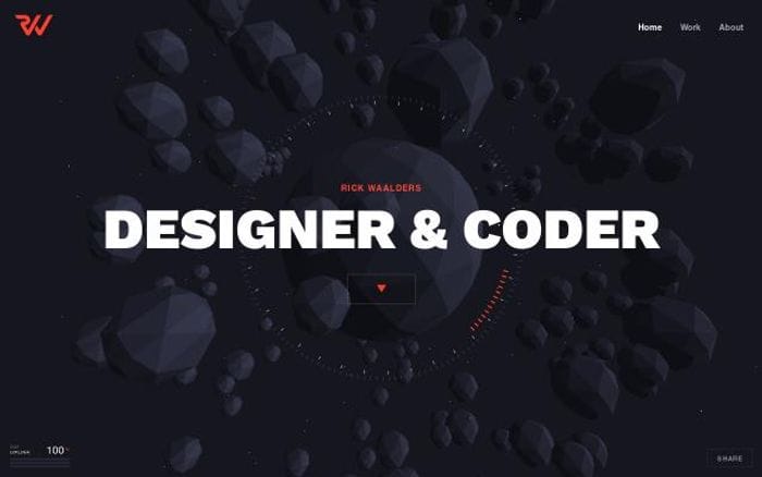 Rickwaalders website preview