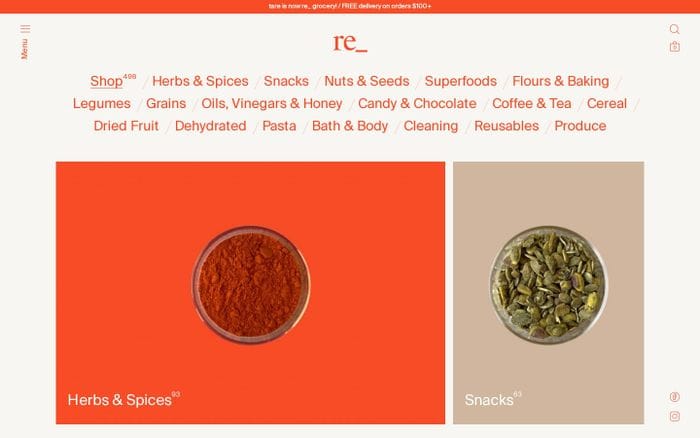 Re_ website preview