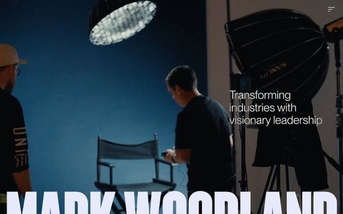 Mark Woodland website preview