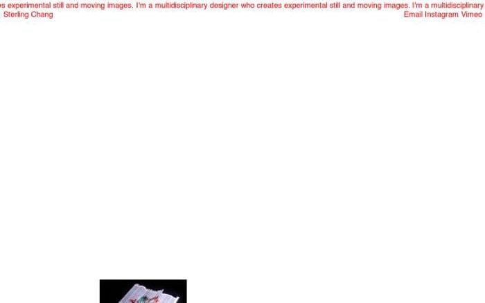 Sterlingchang website preview