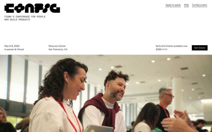 Figma Config 2025 website preview
