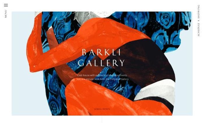 Barkligallery website preview
