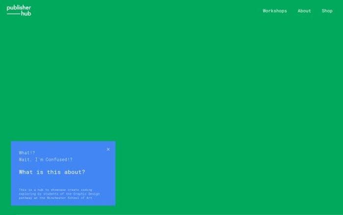 Publisher website preview