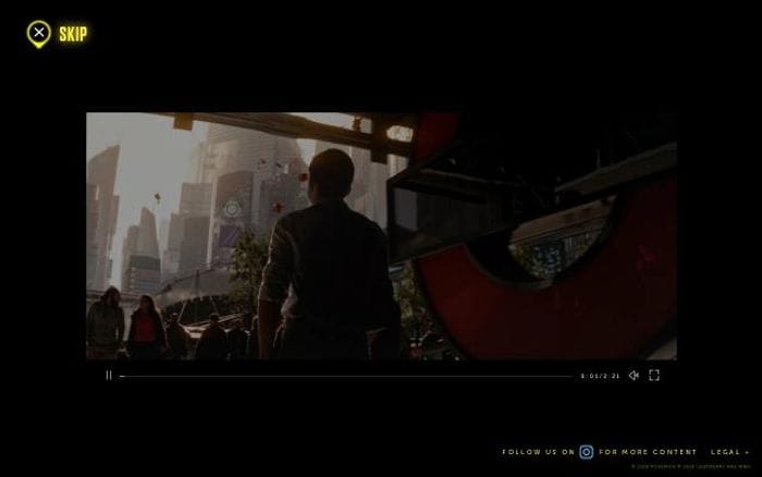 Detectivepikachumovie website preview