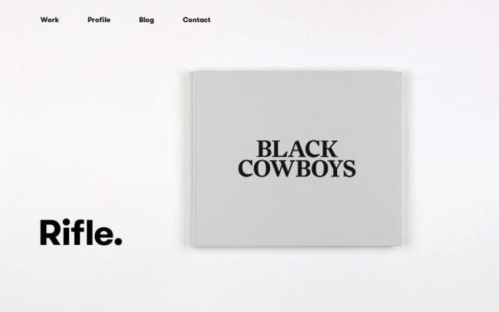 Wearerifle website preview