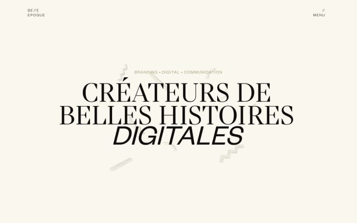 Belle Epoque website preview