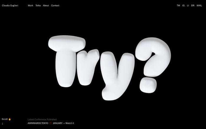 Claudio Guglieri website preview