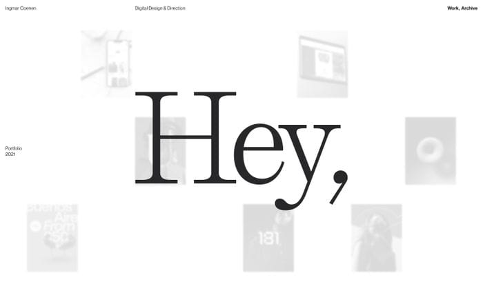 Ingmar Coenen website preview